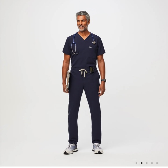 Figs Pisco Navy Scrub Pant Slim - Picture 7 of 9